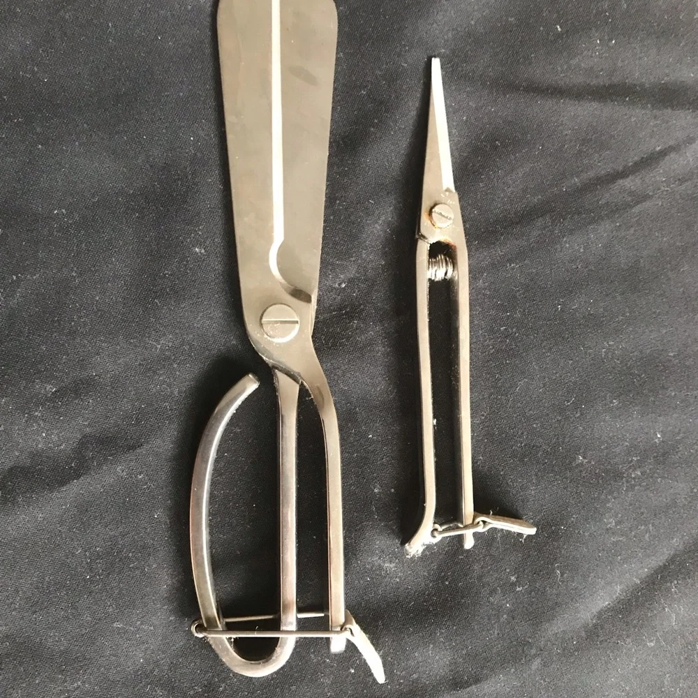 Williams Sonoma Stainless Steel Lettuce Shears and Herb Snips - Silver